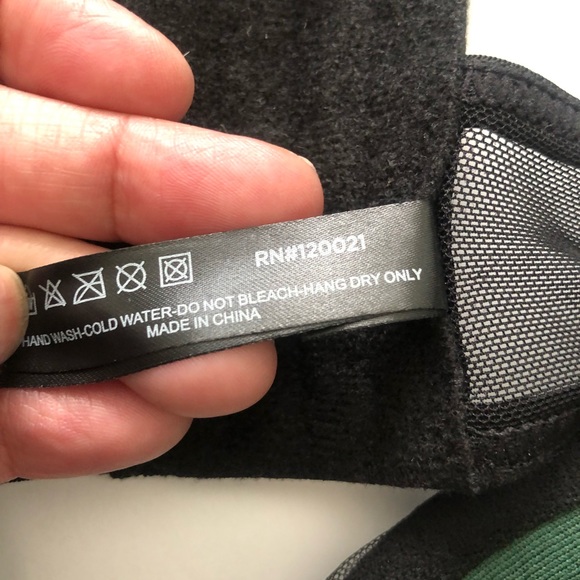 ❤️SOLD❤️Oh La La Cheri Paulette Lace Trim Satin Thong Bodysuit Black Green - Picture 12 of 13